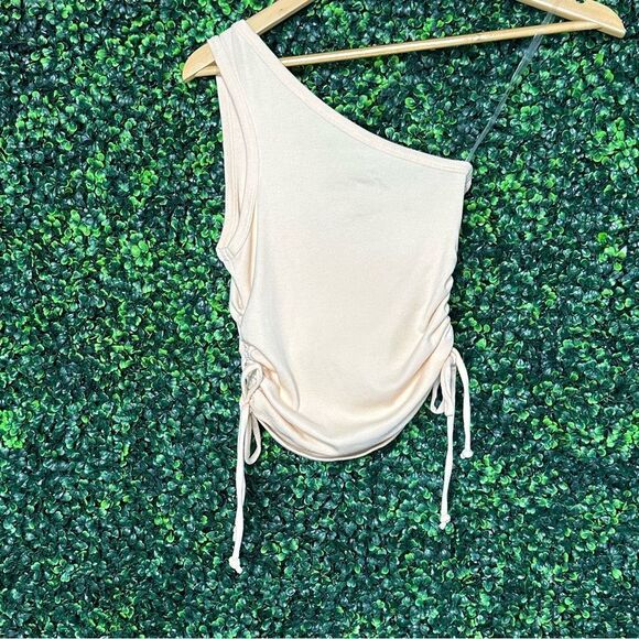 Flintstones Bamm Bamm Pebbles Graphic One Shoulder Top Sz S - Picture 5 of 5